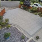 Porcelain driveway